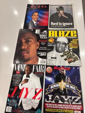 Vintage Jay-Z  & Obama Magazine Issues Blaze Vanity Fair Hip Hop Weekly #R57